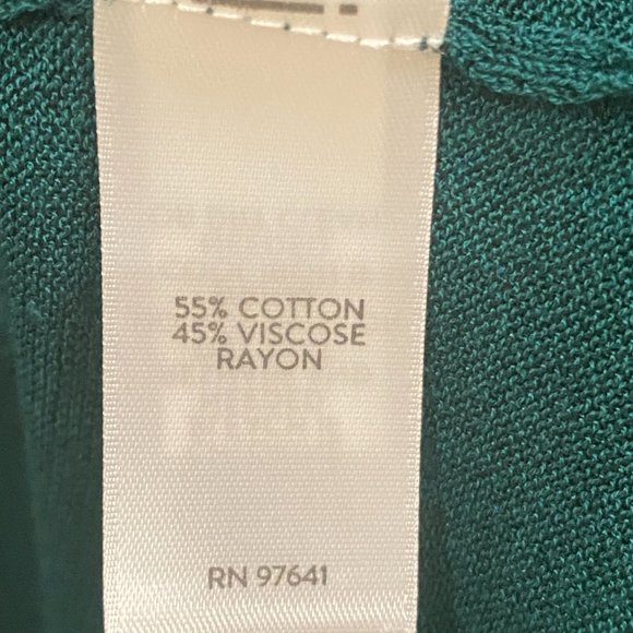 Emerald Green Open Front Cardi - Picture 9 of 10